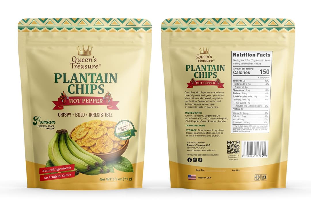 Plantain Chips - Hot Pepper