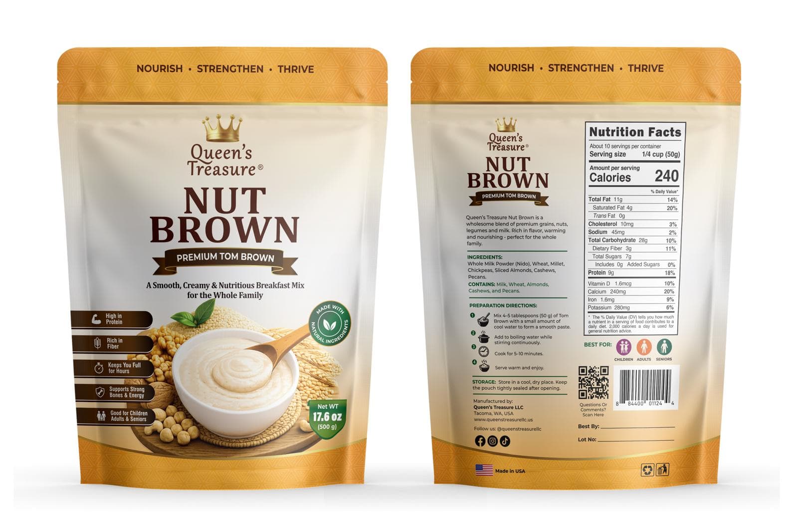 Nut Brown Cereal Mix
