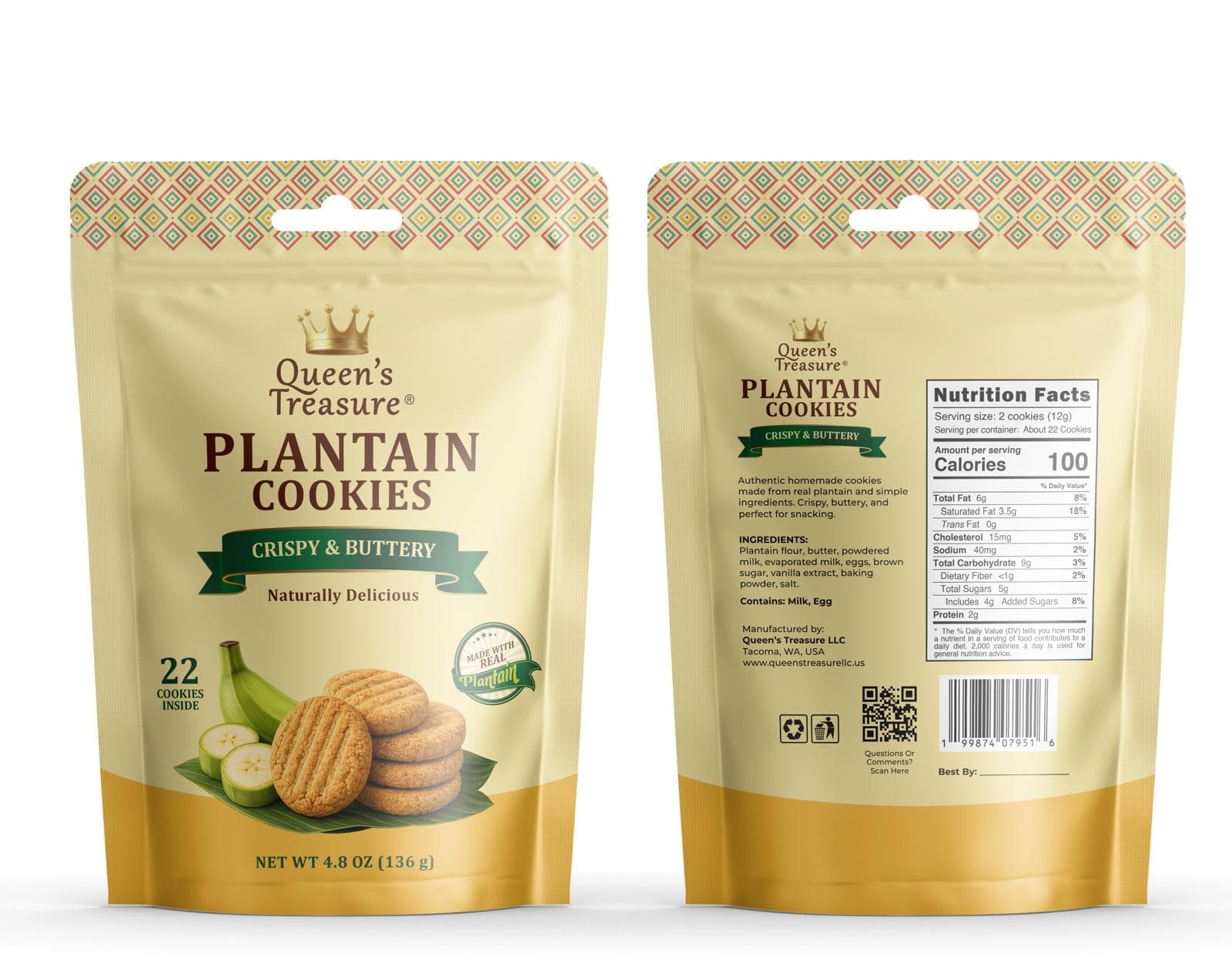 Plantain Cookies